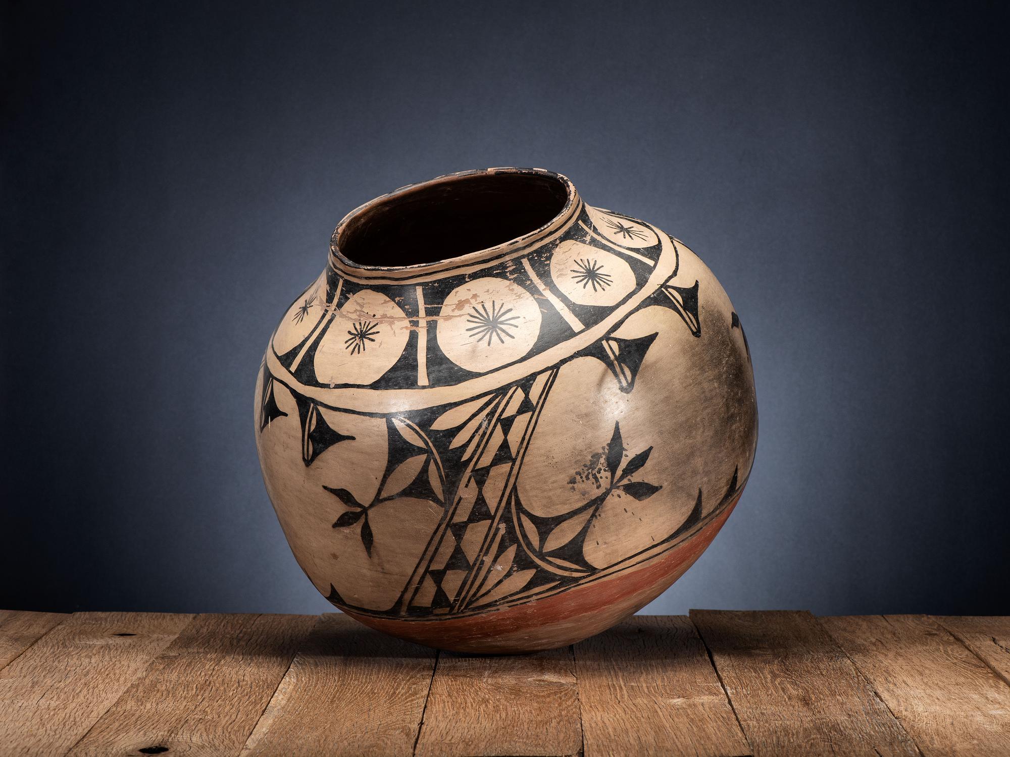 Large Cochiti Pottery Storage Jar