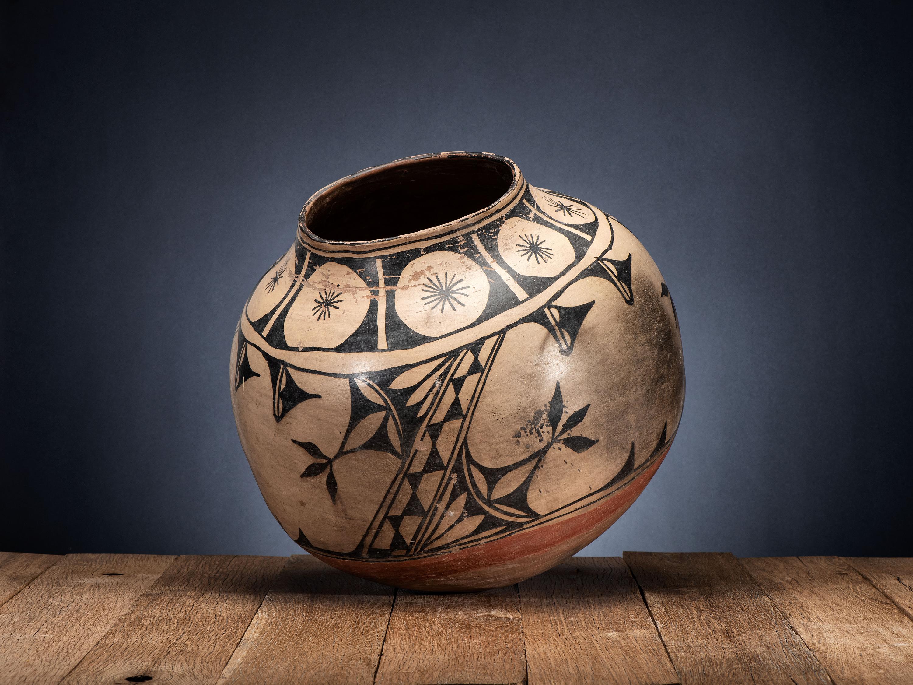 Large Cochiti Pottery Storage Jar