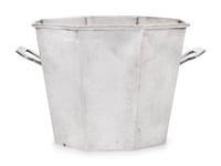 A Mexican Silver Cache Pot