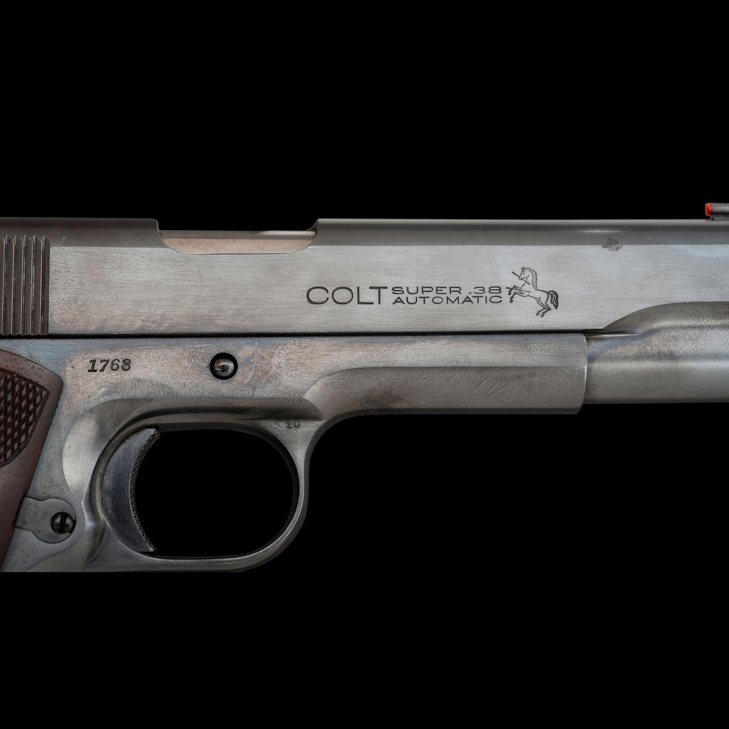 **First Year Production Pre-War Colt Super 38 Pistol in French Fit Case