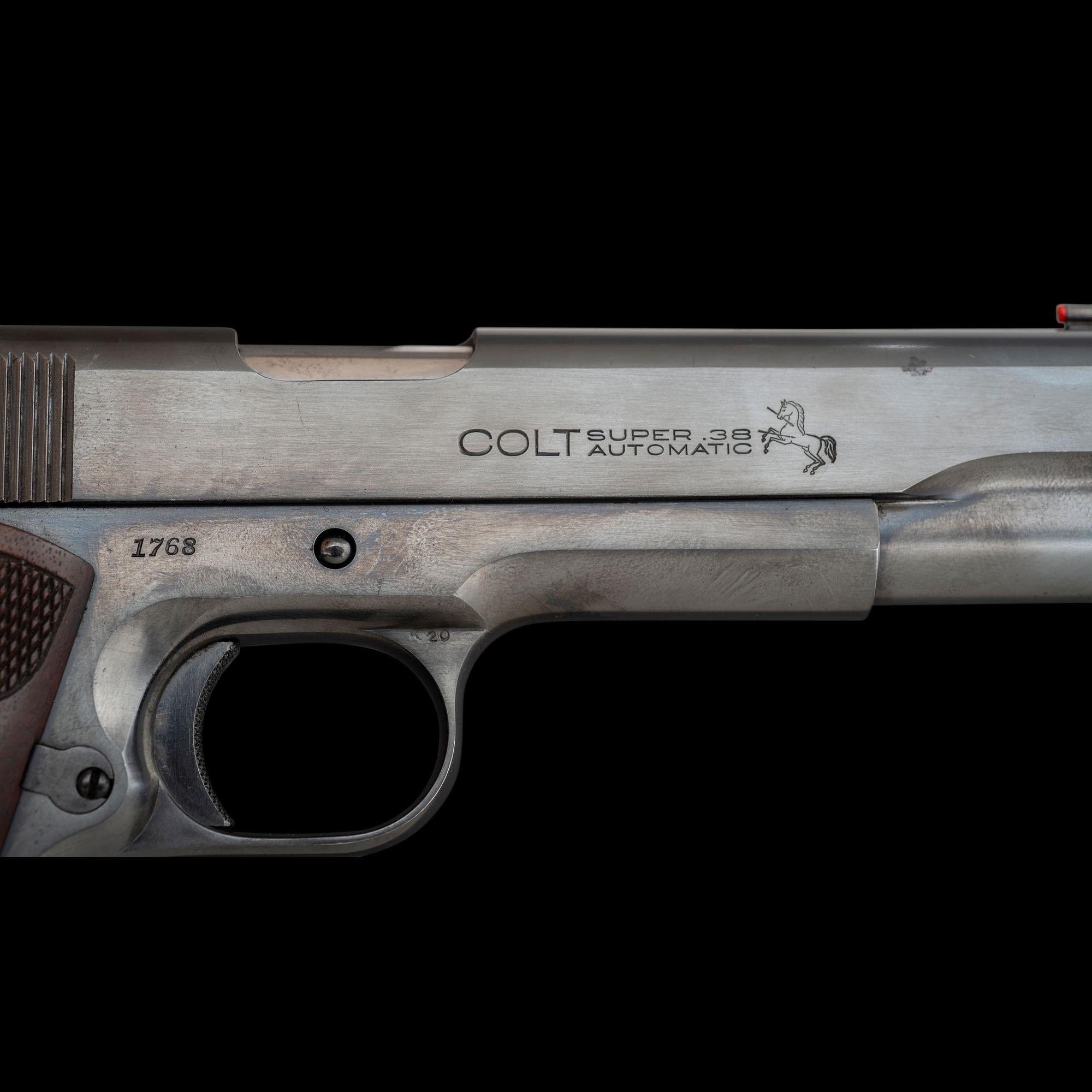 **First Year Production Pre-War Colt Super 38 Pistol in French Fit Case