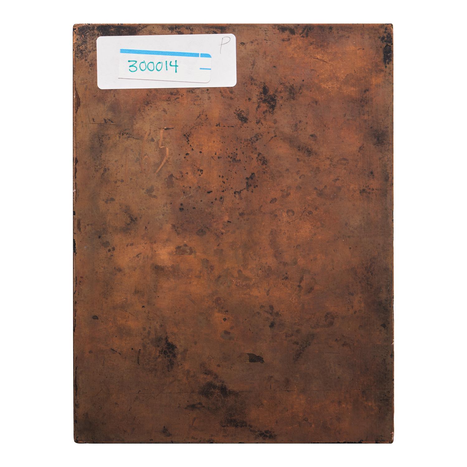 Henri Matisse (French, 1869–1954) — Original Copper Plate for Nu dans un Intérieur avec lampa vénitienne et Poissons rouges , 1929