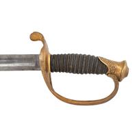 G.W. Simons & Bro. Retailed Collins Model 1850 Foot Officer's Sword Presented to Capt. Joseph Vaughan - 106th PA Volunteers