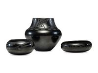 Blackware Pottery, signed Marie 1923-1925