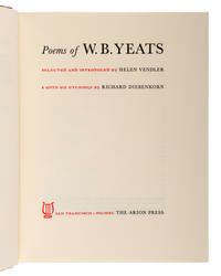 [ARION PRESS]. YEATS, William Butler (1865-1939). Poems . Richard DIEBENKORN (1922-1993), illustrator. San Francisco: The Arion Press, 1990.