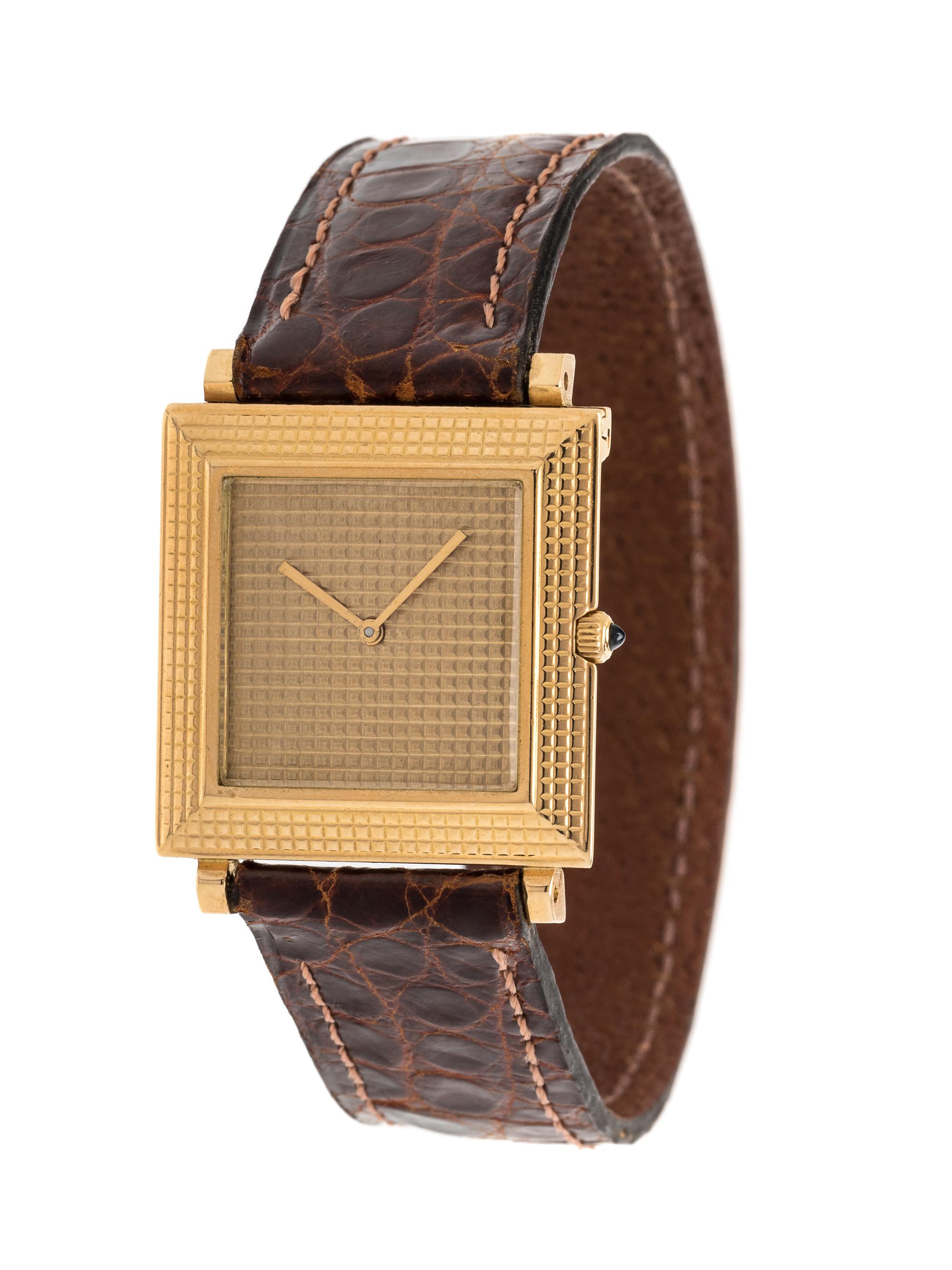 BOUCHERON, 18K YELLOW GOLD WRISTWATCH