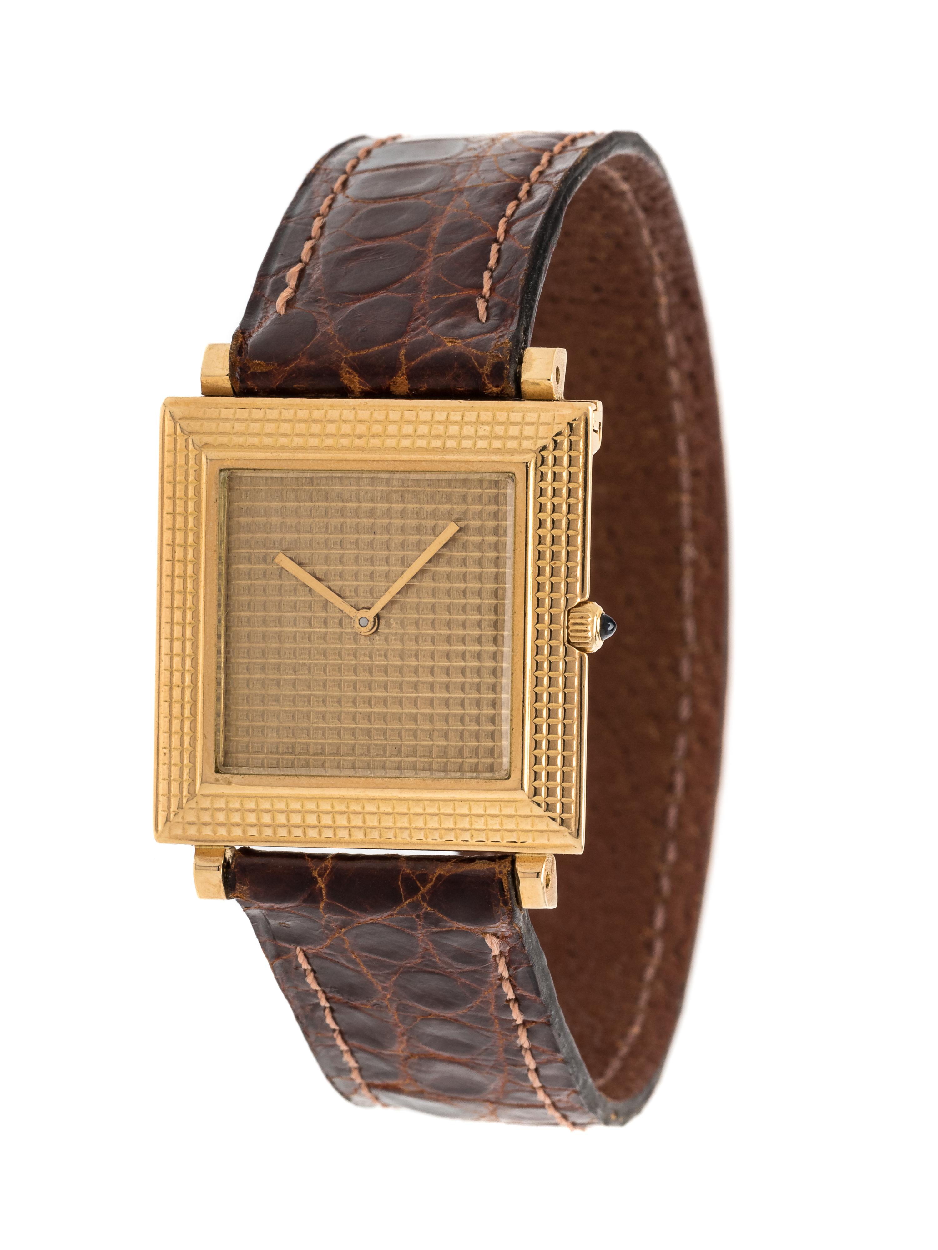 BOUCHERON, 18K YELLOW GOLD WRISTWATCH