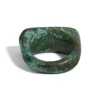 An Egyptian Bronze Stirrup Ring