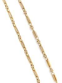 YELLOW GOLD FANCY LINK CHAIN