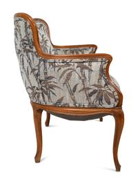 A Pair of Art Nouveau Style Walnut Settees