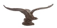 A French Bronze Orthonological Figure Width 14 1/2 inches. — Louis-Albert Carvin (1875-1951)