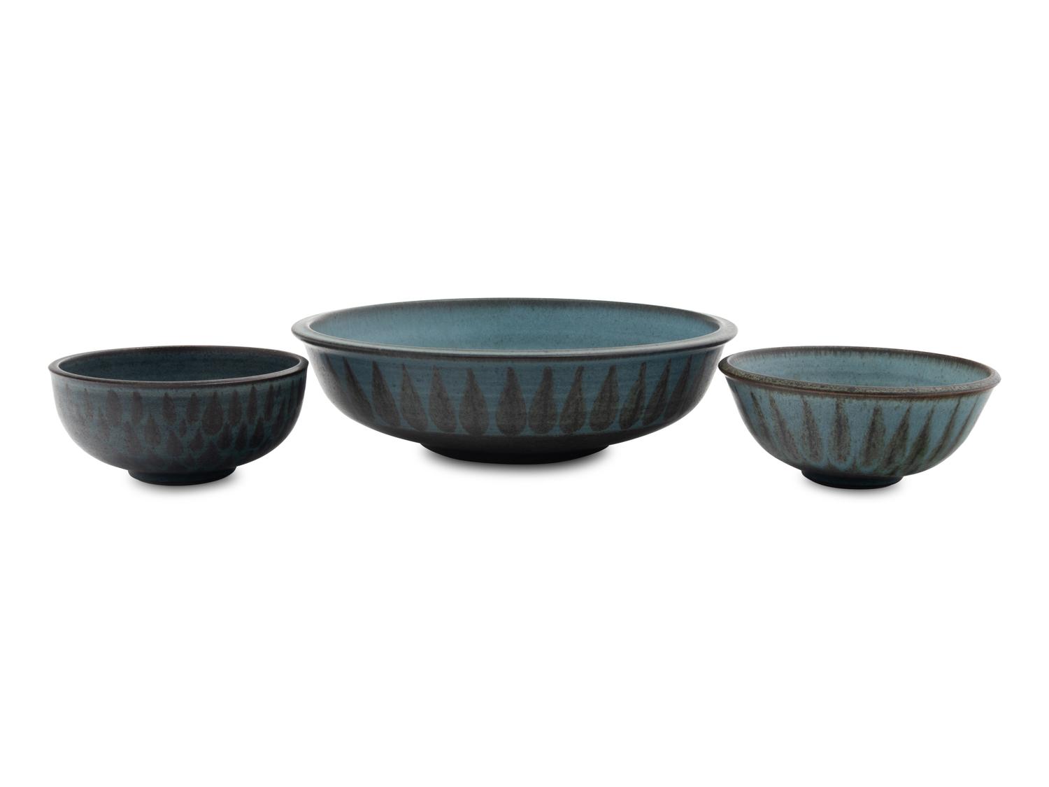 Group of Three Vessels