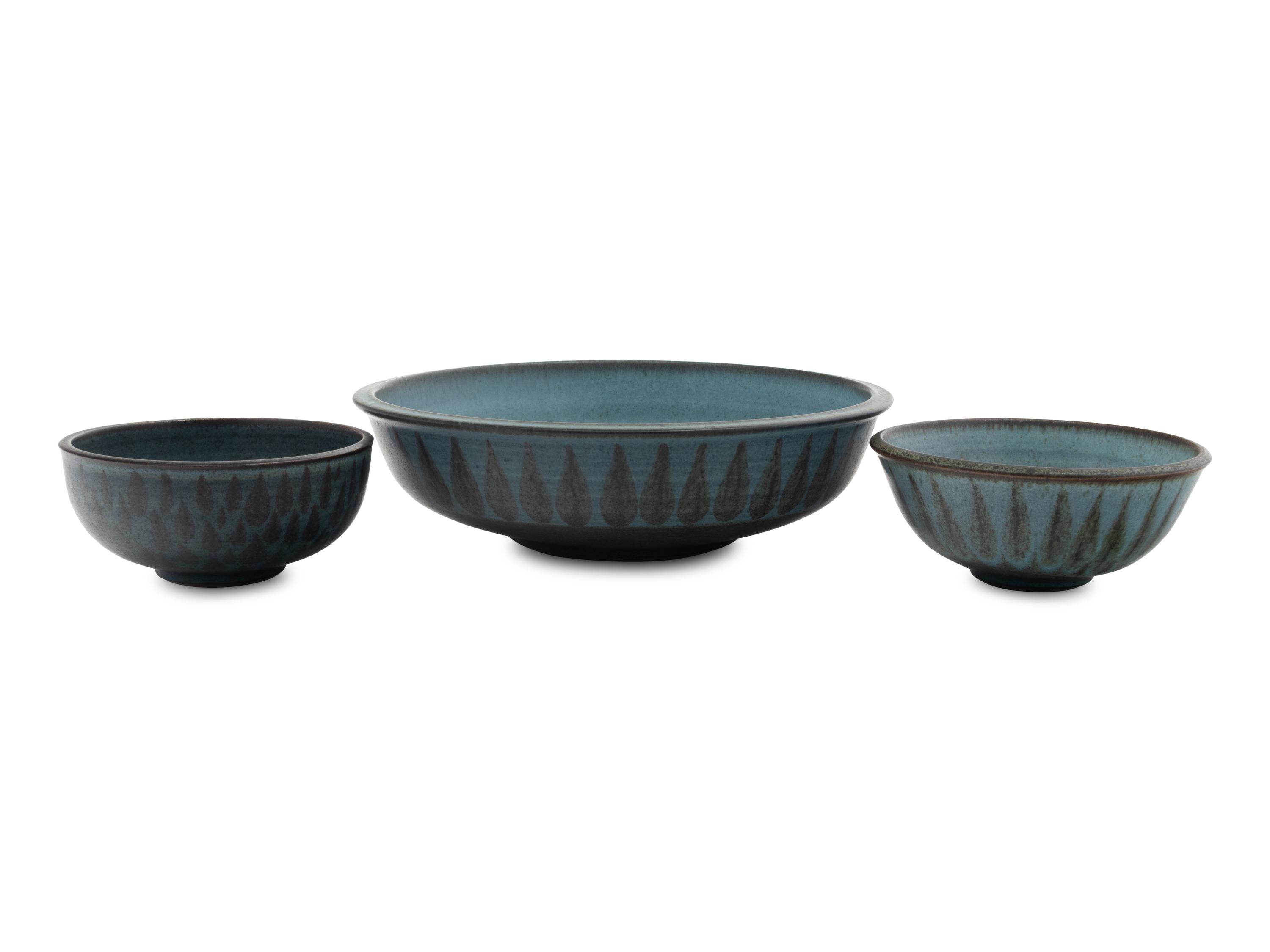 Group of Three Vessels