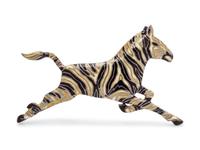 GUCCI, ENAMEL ZEBRA BROOCH