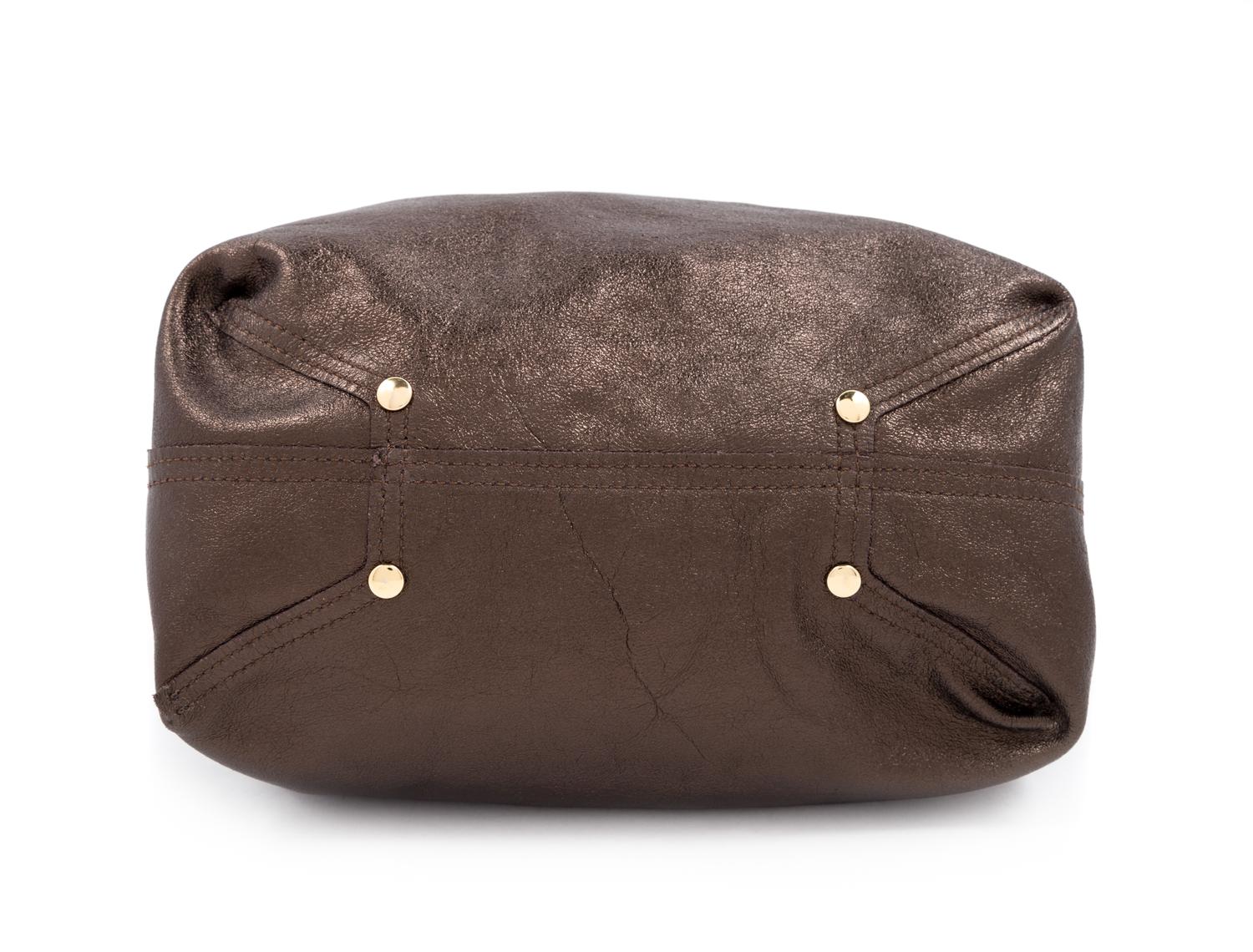 Tiffany & Co Brown Suede Reversible Small Tote with Pouch, 1990-2000s 10" H x 14" W x 4" D; Handle drop: 5"
