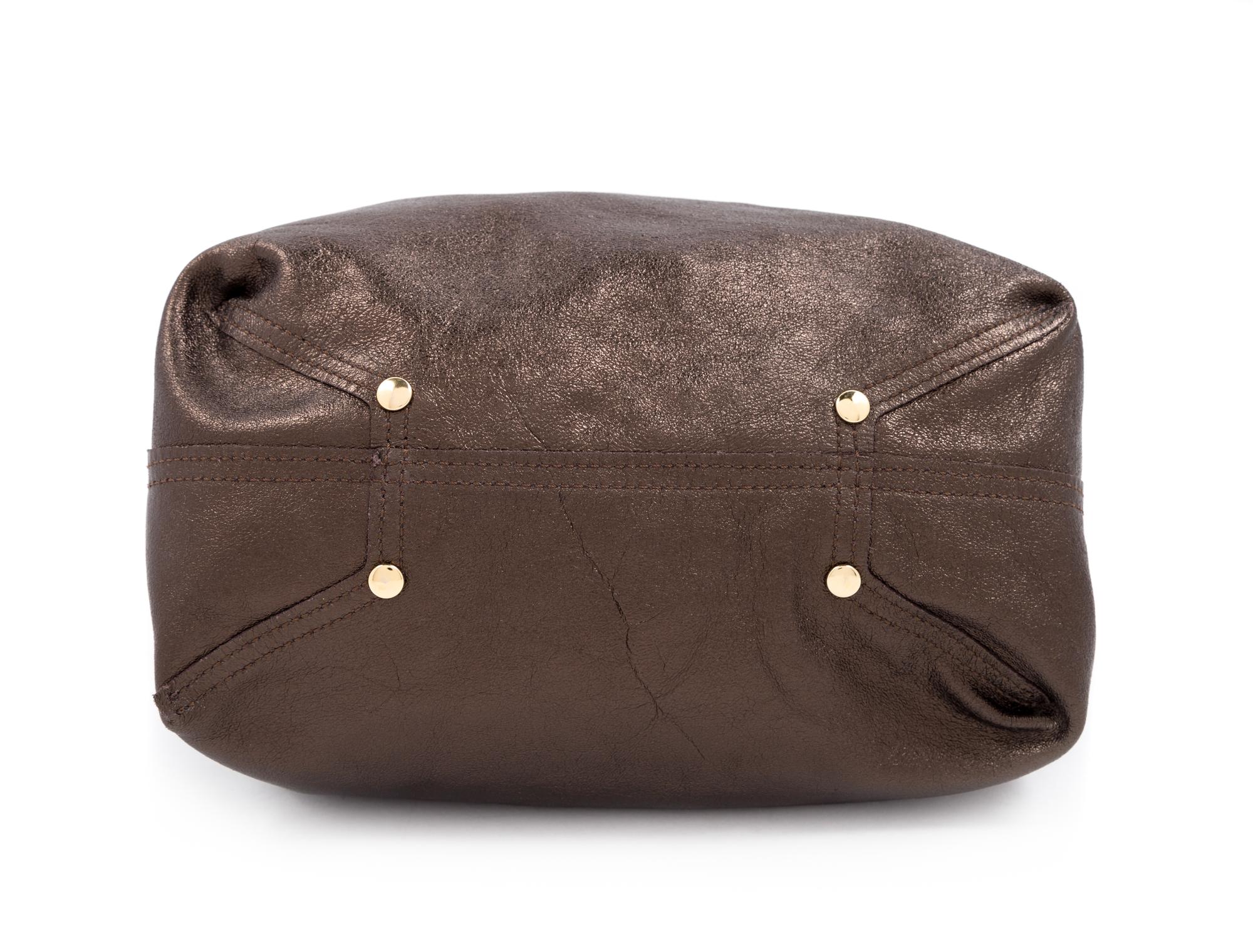 Tiffany & Co Brown Suede Reversible Small Tote with Pouch, 1990-2000s 10" H x 14" W x 4" D; Handle drop: 5"