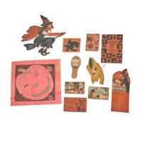 An Assorted Collection of Halloween and Christmas Decorations