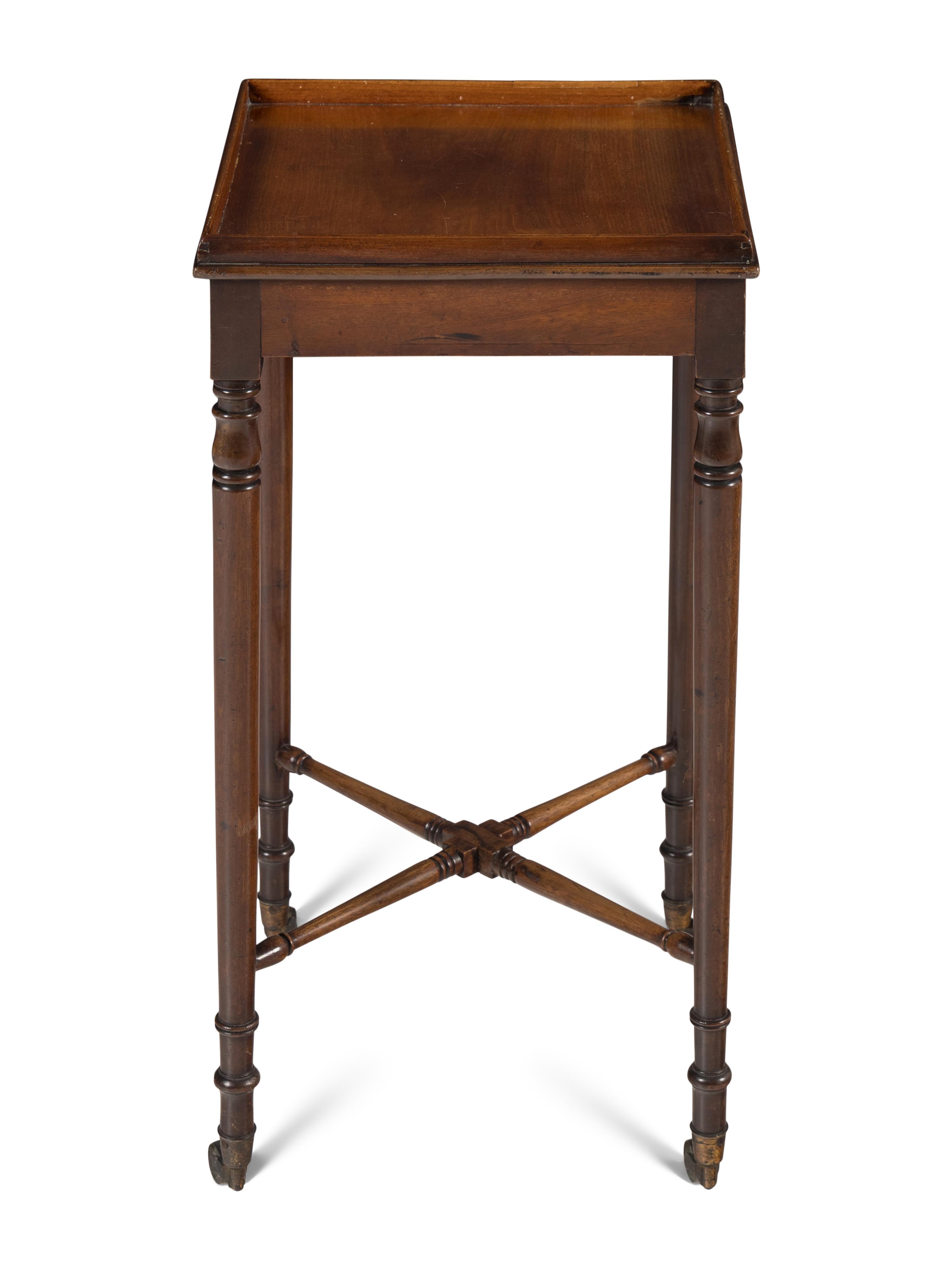 A George III Style Mahogany Side Table
