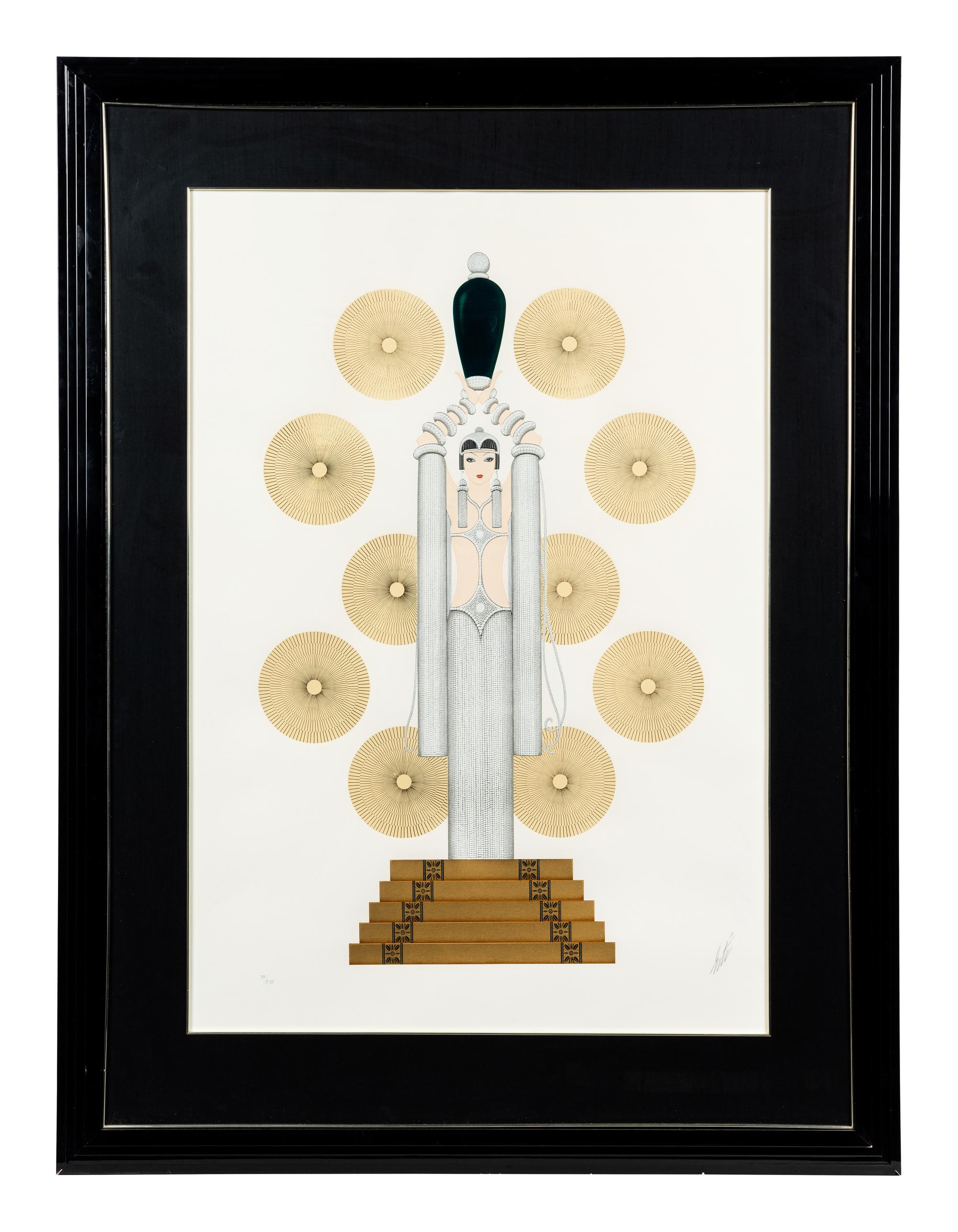 Emerald Vase I (White) and Emerald Vase II (Black) (two works)