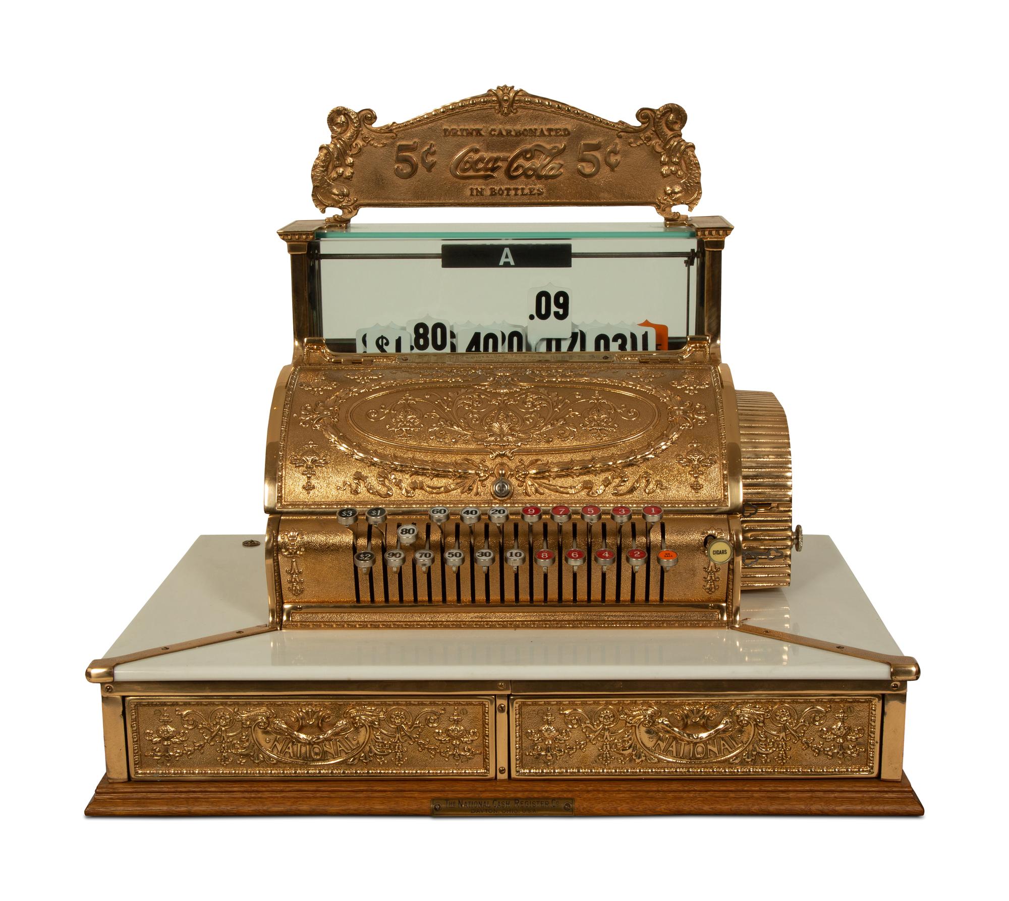 A Rare Double-Drawer National Cash Register — DAYTON, OH, CIRCA 1912-1916