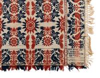 Three Cotton and Wool Jacquard Coverlets