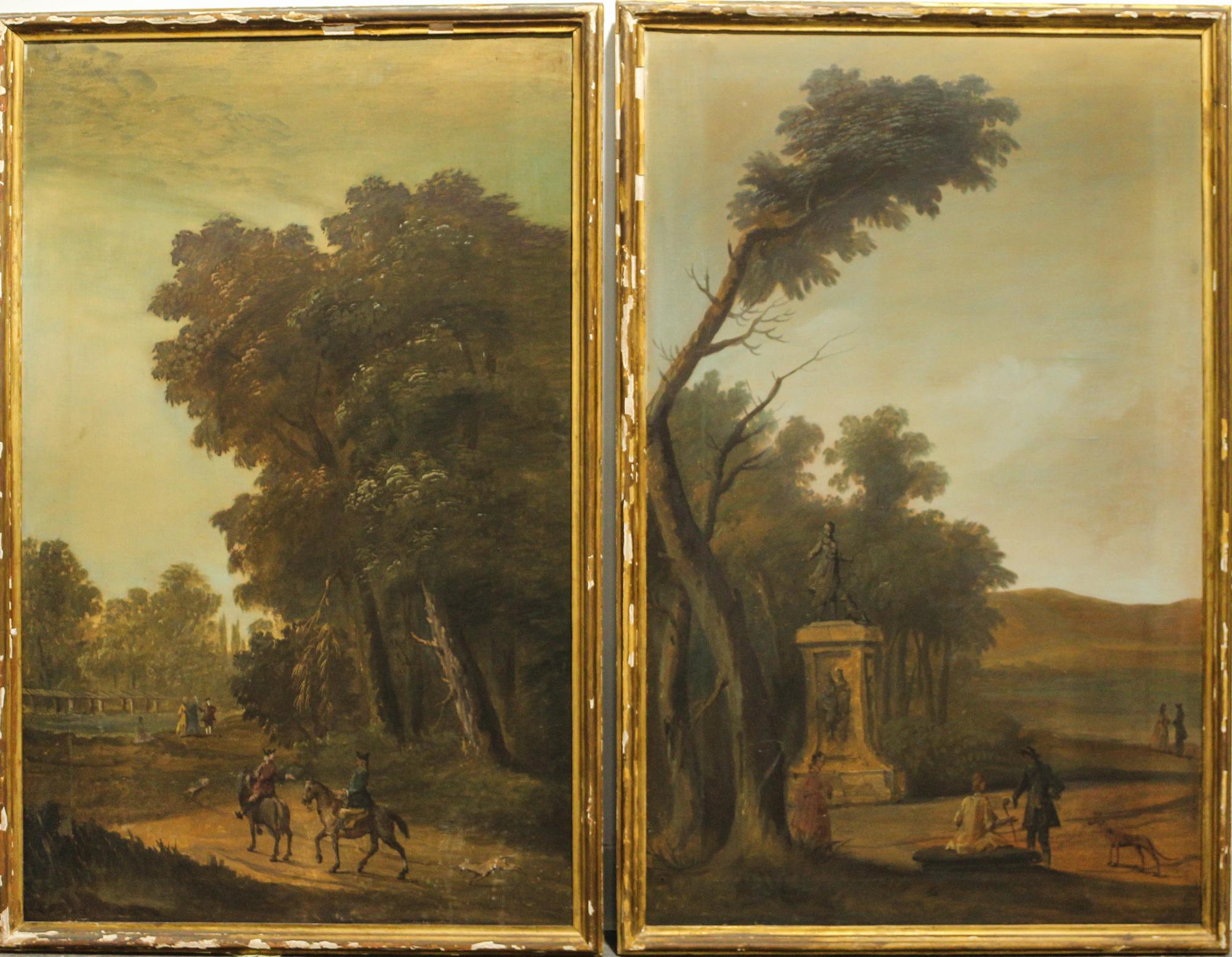 Artist Unknown, (18th/19th century), Landscapes (a pair of works)