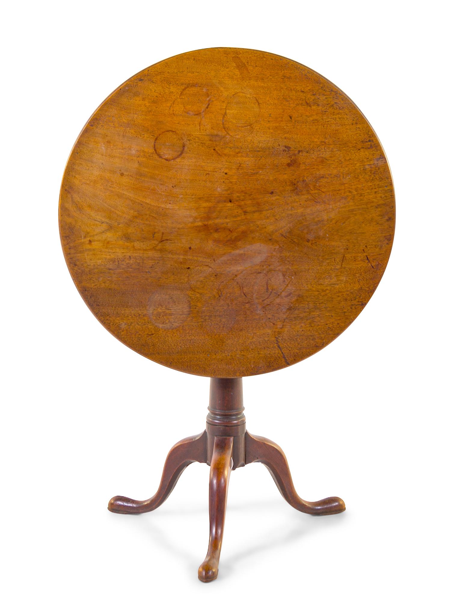 A George III Style Mahogany Tilt-Top Table
