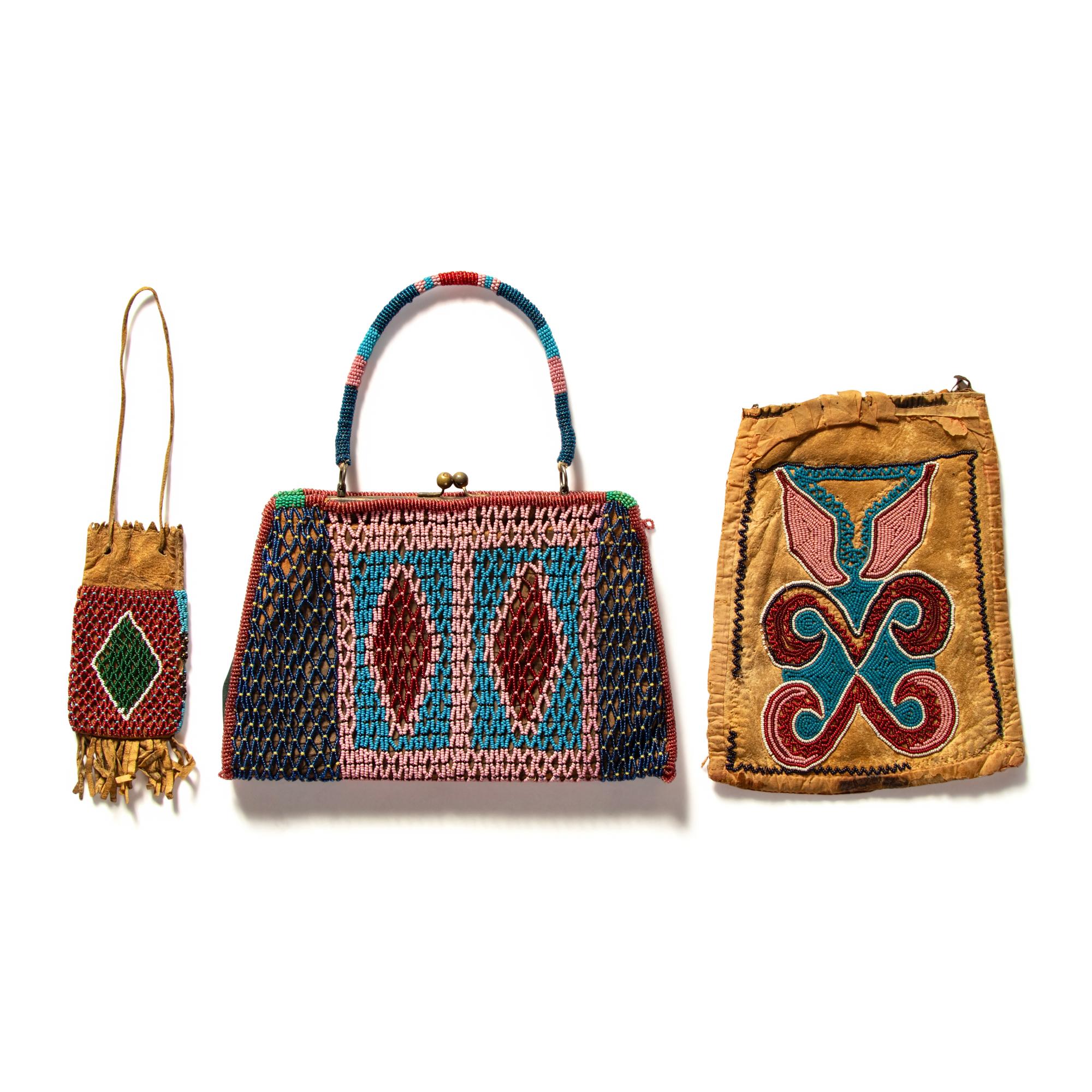 Collection of Plains Beaded Bags and Purses