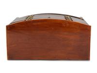 A Regency Satinwood-Inlaid Mahogany Bowfront Chest of Drawers