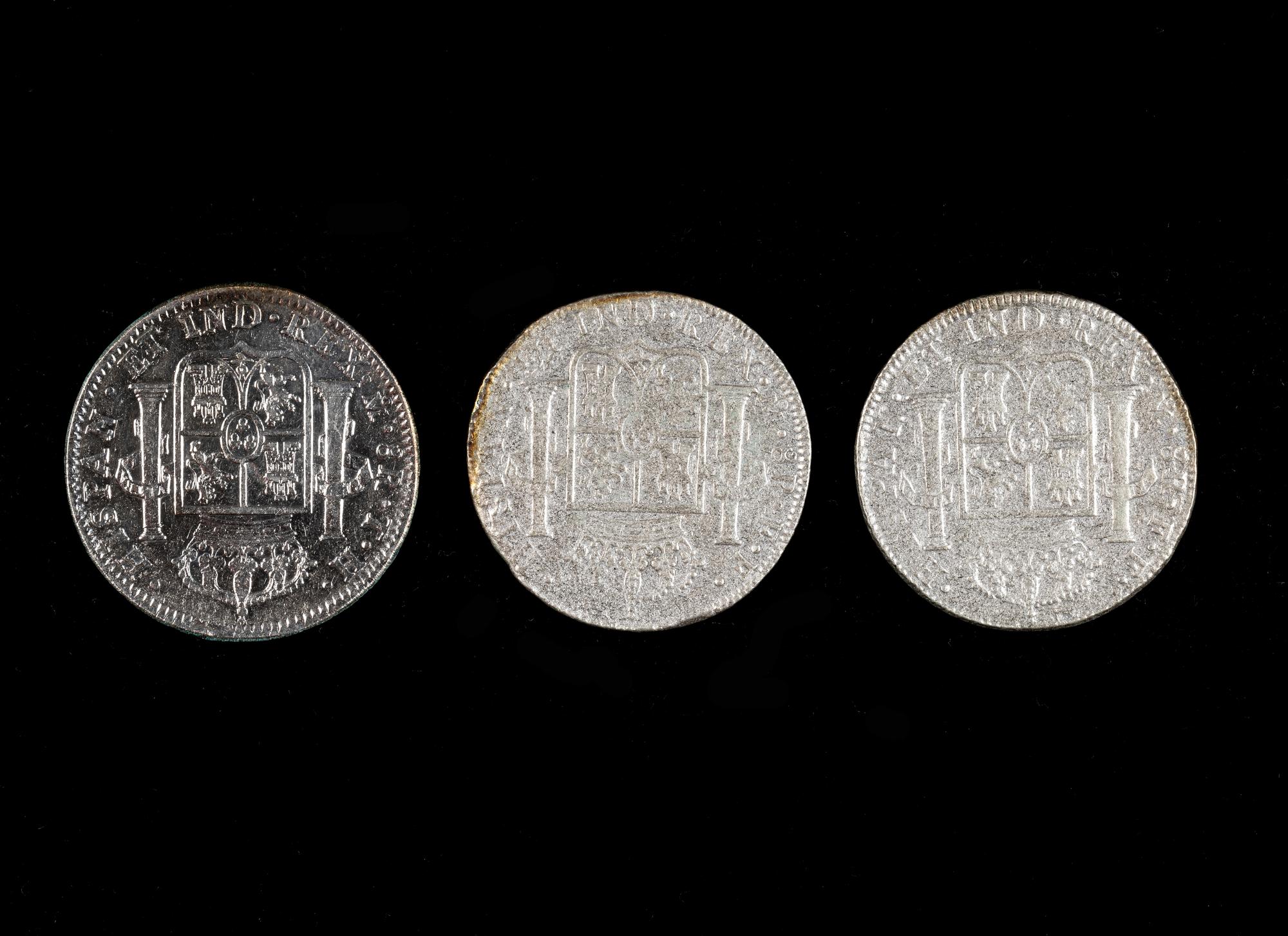 [SPAIN] Three Charles IV 8-Reales Silver Coins