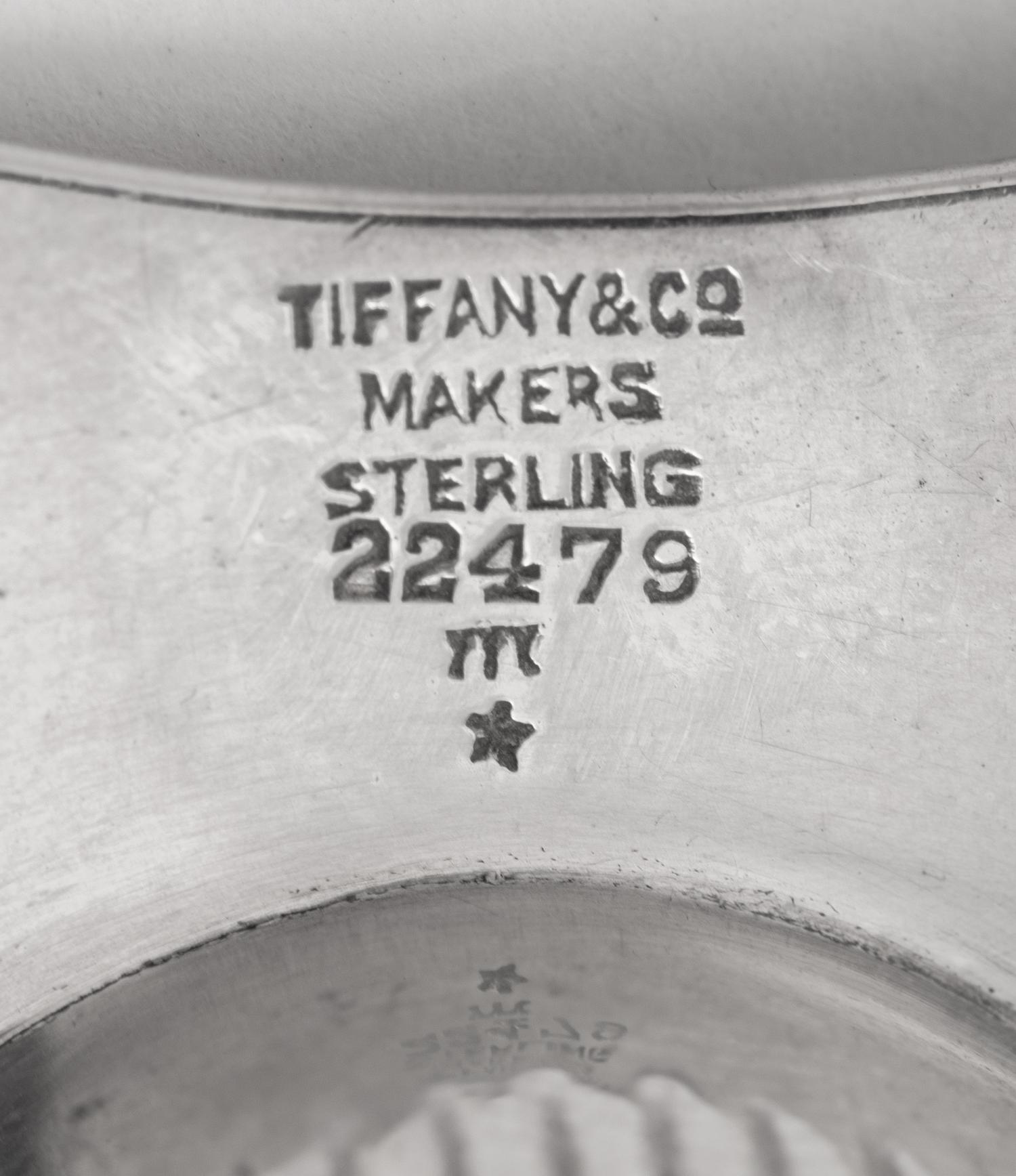 A Set of Four Tiffany and Co. Silver Shell-Form Salt Dishes
