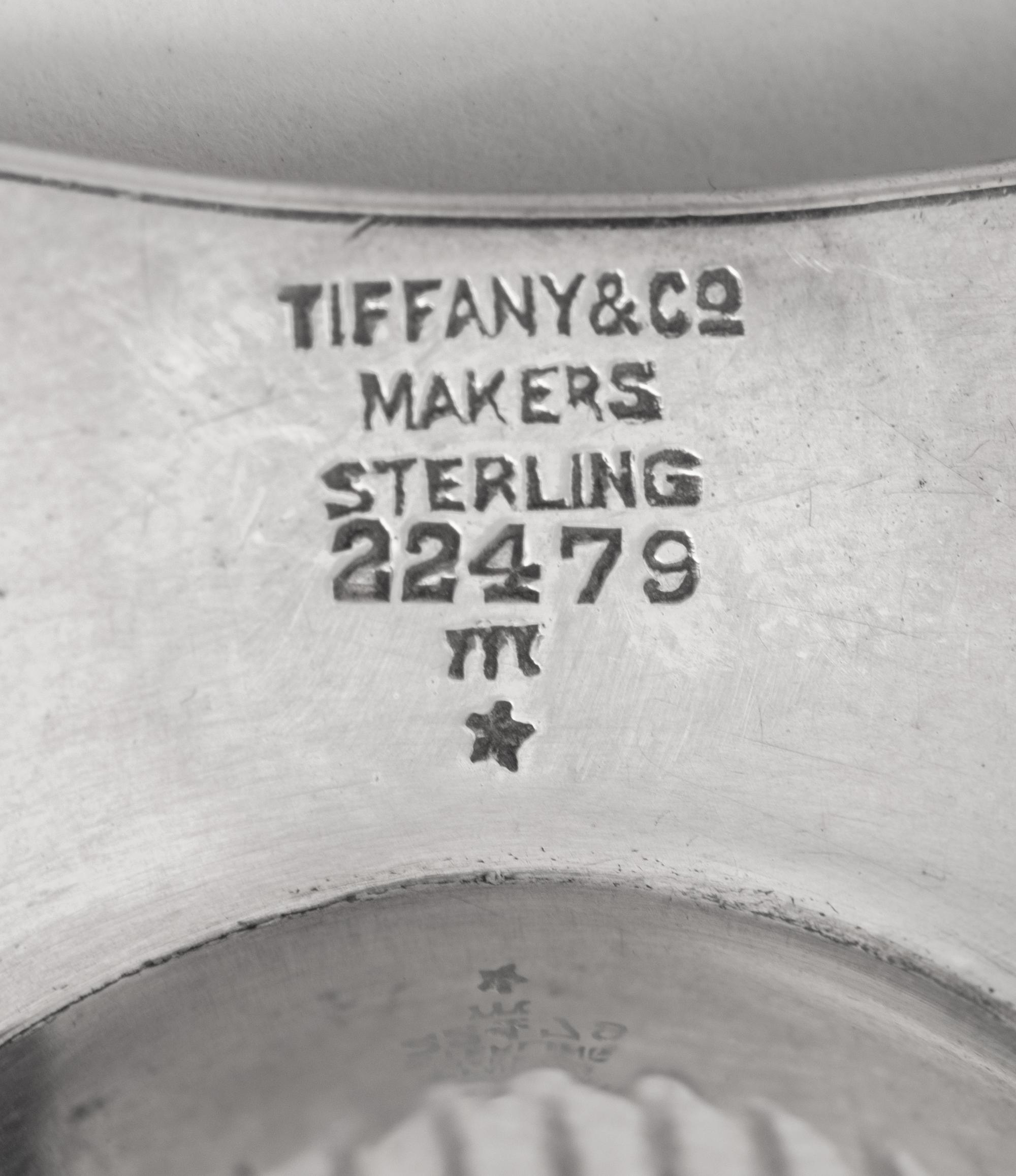 A Set of Four Tiffany and Co. Silver Shell-Form Salt Dishes