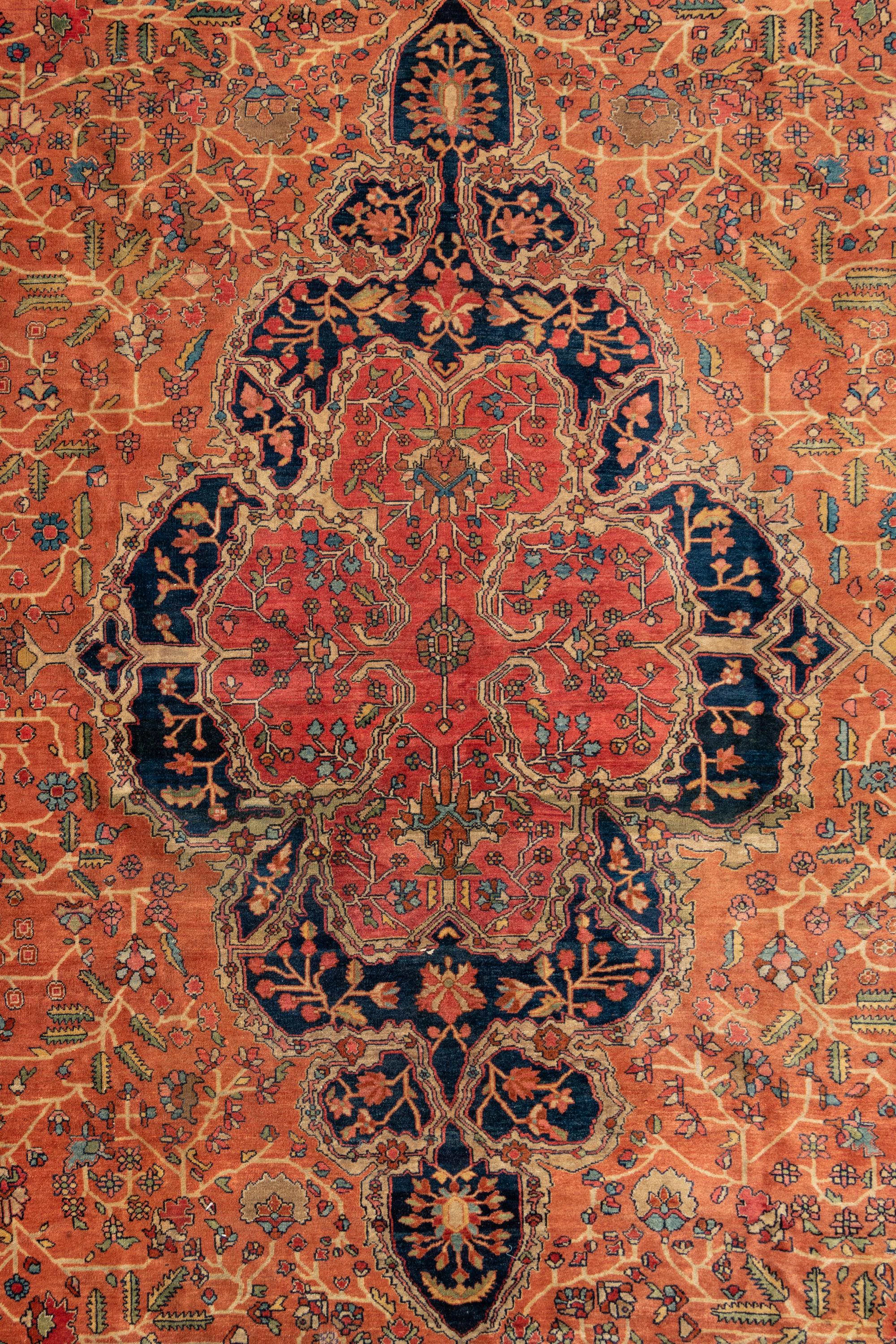 A Feraghan Sarouk Wool Rug