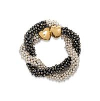 VAN CLEEF & ARPELS, CULTURED PEARL AND HEMATITE NECKLACE/BRACELET