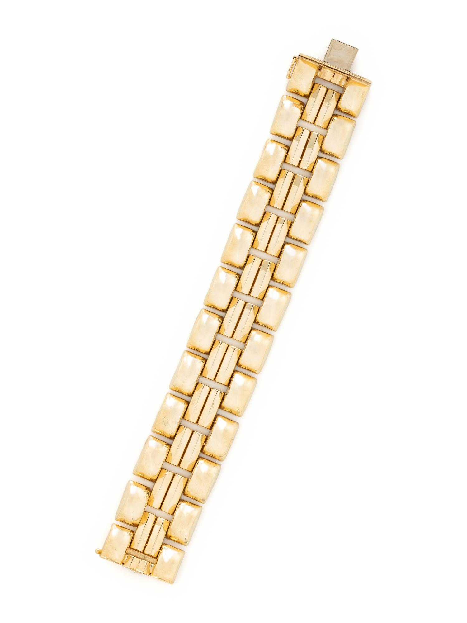 MILOR, YELLOW GOLD BRACELET