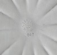 An American Art Nouveau Silver Bowl, Unger Brothers, Newark, NJ, of shaped circular form with an applied poppy border.