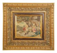 A Pair of Continental Needlework Pictures
