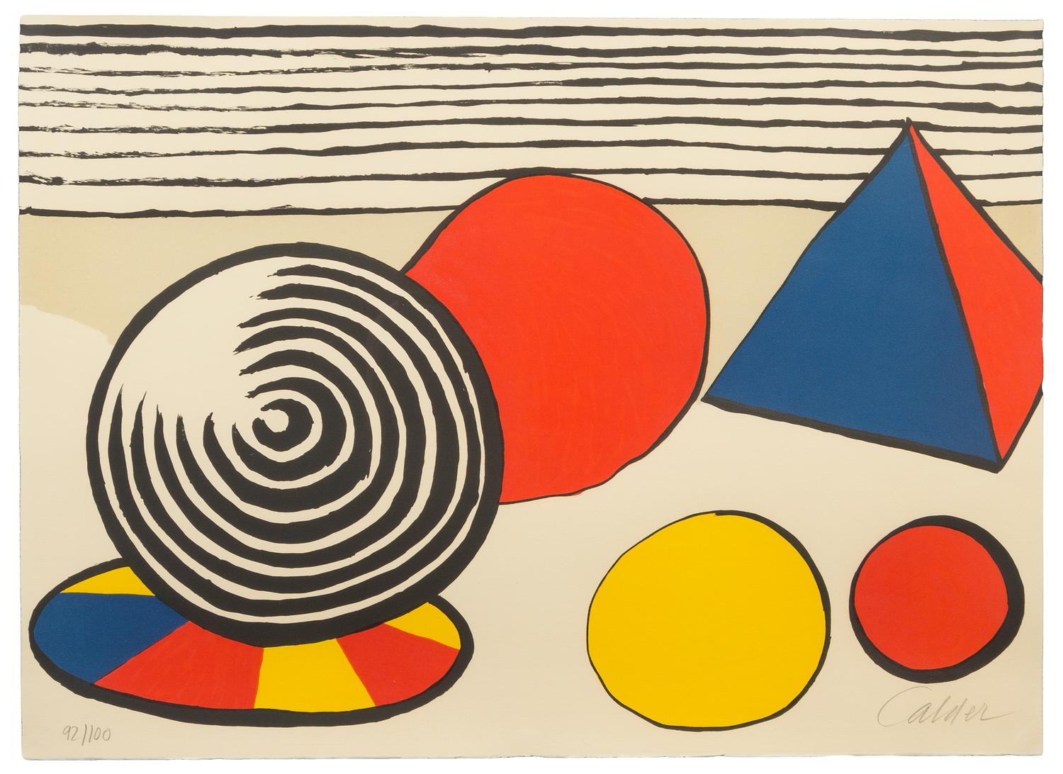 Alexander Calder, (American, 1898-1976), The Trap (from La Memoire Elementaire)