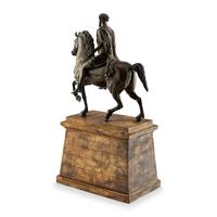 A Grand Tour Bronze Equestrian Model of Marcus Aurelius