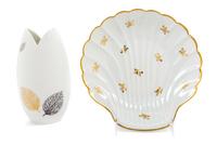 Two Continental Porcelain Articles