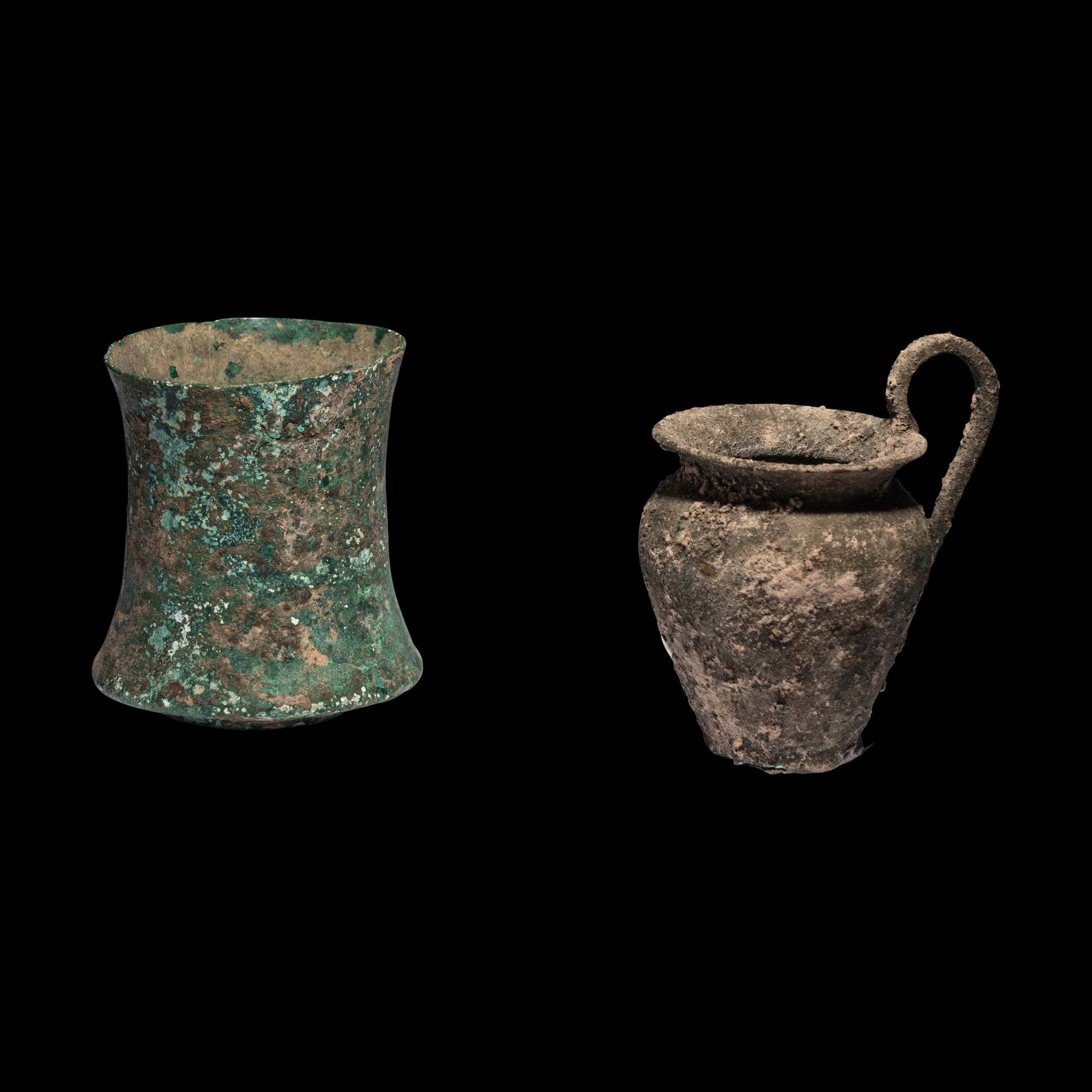 Two Greco-Roman Bronze Vessels