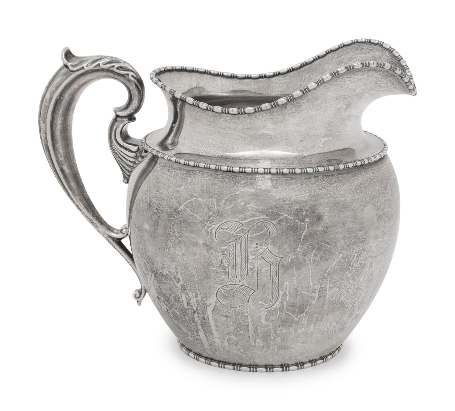 An American Silver Water Pitcher