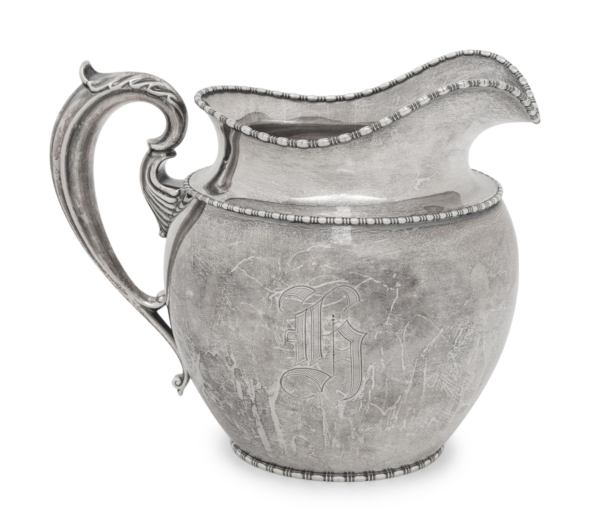 An American Silver Water Pitcher
