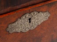 An English Rosewood and Burl Yew Wood Ten-Compartment Tea Caddy