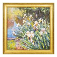 Patch of White Irises by a Pond , 2001