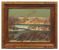Winter Landscape, Delaware River , 1936