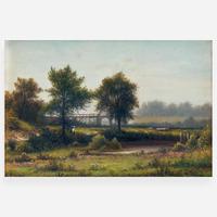 Charles Wilson Knapp (American, 1823–1900) View of Columbia Avenue Bridge, Fairmount Park, Philadelphia