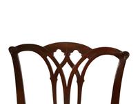 A Pair of American Chippendale Mahogany Side Chairs