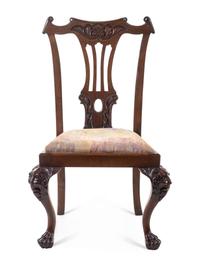 A George I Style Oak Side Chair