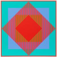 Richard Anuszkiewicz, (American, b. 1930), Richard Anuszkiewicz: 1965 6 Seritypien